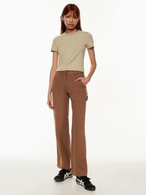 Sunday Best Wide Leg Cargo Pants in Brown